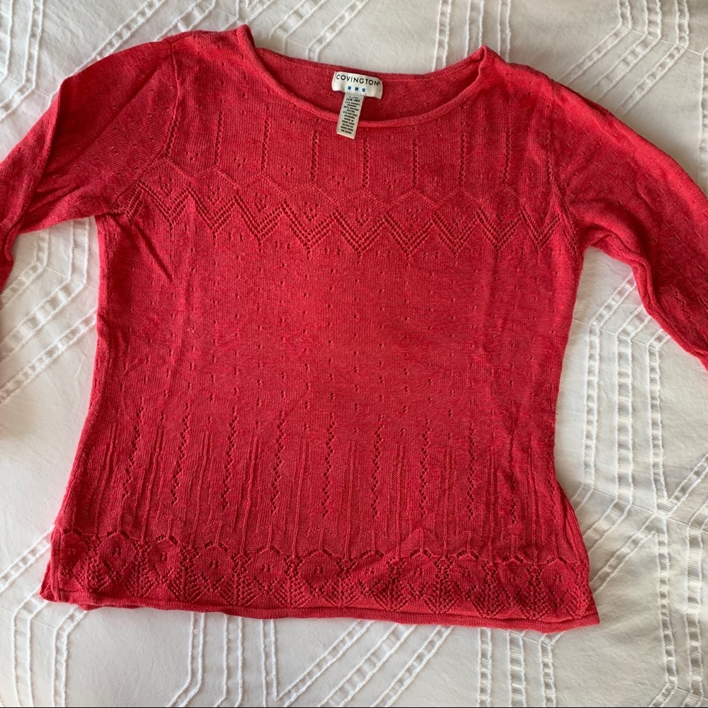 Covington Crocheted Sweater